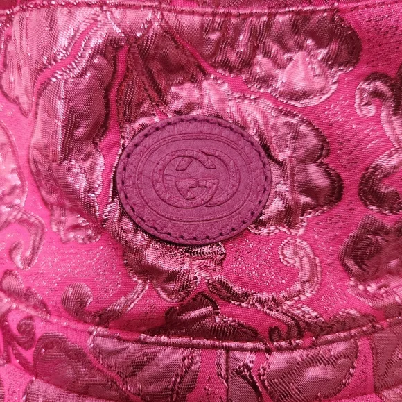 Gucci Metallic Pink Bucket Hat NWT size Large $650 Retail display picture 2
